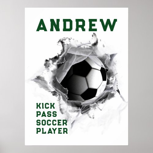 Personalized Soccer Poster