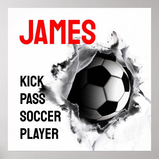 Personalized Soccer Poster (Front)