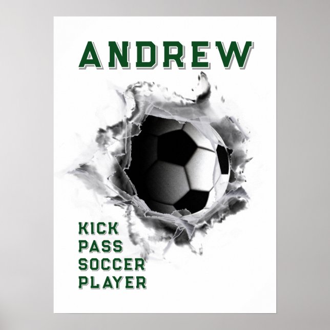 Personalized Soccer Poster (Front)