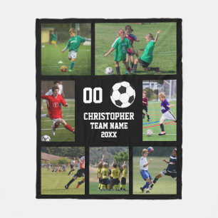 Personalized Soccer Senior Night Player Keepsake Fleece Blanket