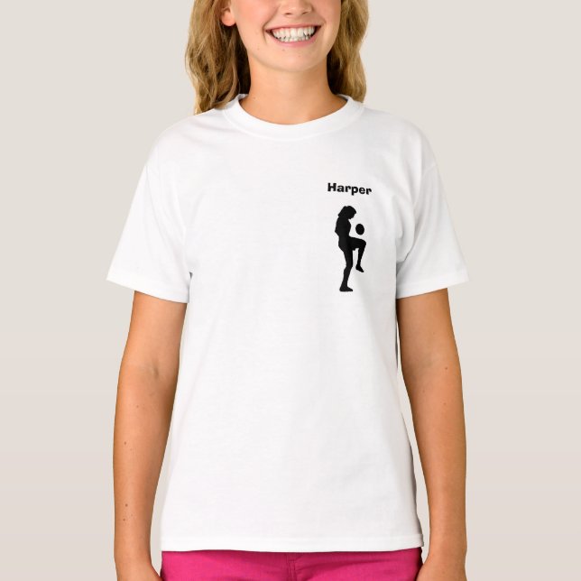 Personalized Soccer Shirt (girl) (Front)