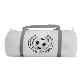 Personalized Soccer Team Banner Duffle Bag