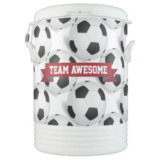 Personalized Soccer Team or Name Beverage Cooler