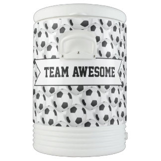 Personalized Soccer Team or Name Beverage Cooler