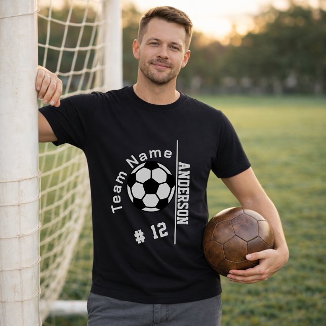 Personalized Soccer Team Player Number T-Shirt (Creator Uploaded)