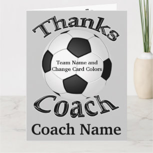 Personalized Soccer Thank You Cards, INSTRUCTIONS Card