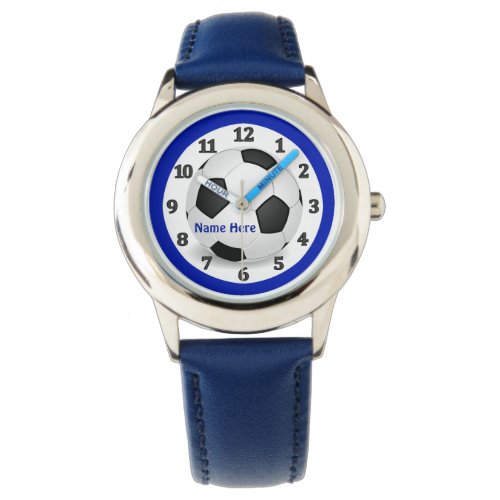 PERSONALIZED Soccer Watch for Kids or Adults