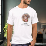 Personalized Social Media Insta Famous Pet Photo T-Shirt<br><div class="desc">When your best friend is everyone's best friend! Pet influencer personalized shirts so all your dogs fans can keep up with your insta famous pet star. Whether trips to the dog park, local pet store, or pet business shows and marketing campaigns, these professional social media shirts are perfect to show...</div>