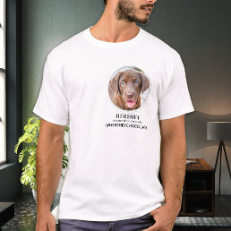 Personalized Social Media Insta Famous Pet Photo T-Shirt
