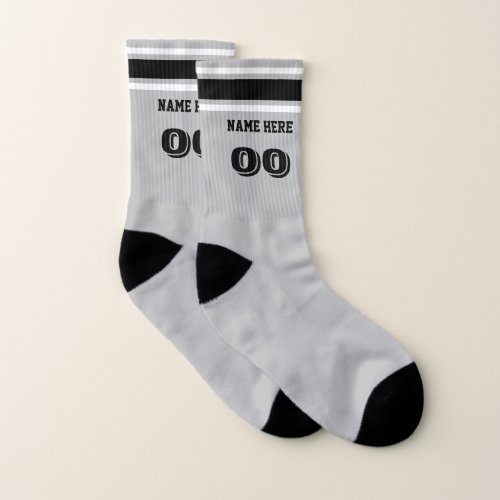 Personalized Socks in Your Colors Name and Number