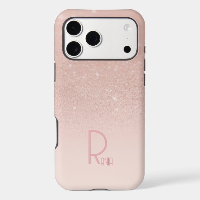 Personalized Soft Pink iPhone 17 Pro Max To Case-Mate iPhone Case (Back)