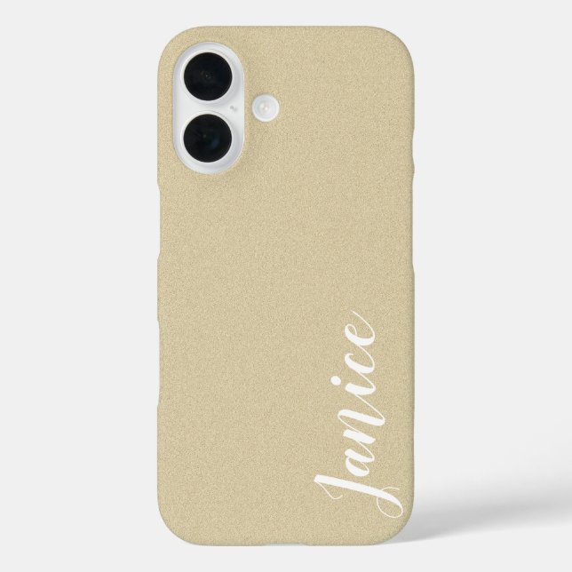Personalized Soft Sand Texture Case-Mate iPhone Case (Back)