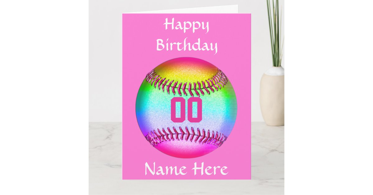 personalized-softball-birthday-card-name-number-card-zazzle