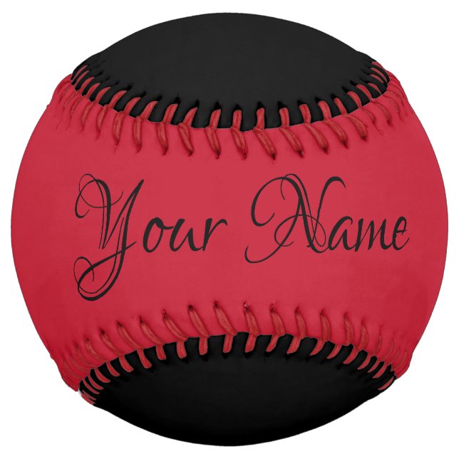 Personalized Softball by HAMbyWG (Back)