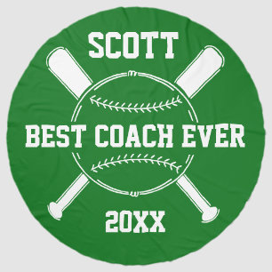 Personalized softball Coach or Player Beach Towel