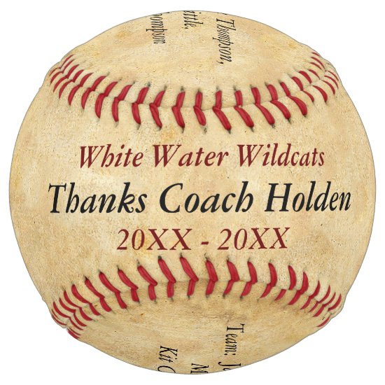 Personalized Softball Coach Thank You Gifts