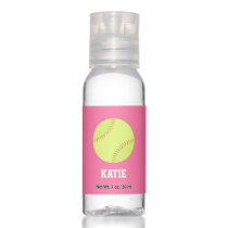 Personalized Softball Customized Hand Sanitizer
