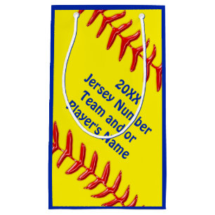 Personalized Softball Goodie Bags in 4 Sizes