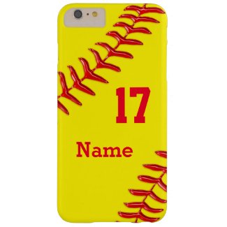 Personalized Softball iPhone 6 Plus Case