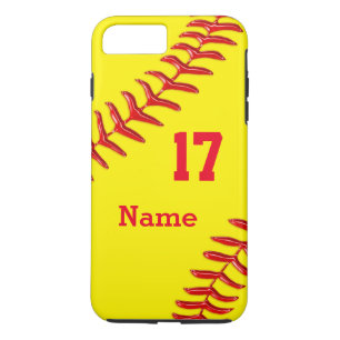 Personalized Softball iPhone 7 Plus Case