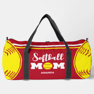 Personalized Softball Mom Mother's Day Duffle Bag