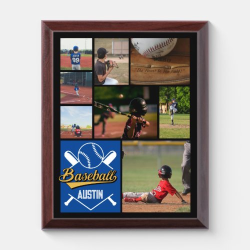 Personalized Softball Photo Collage Name Team  Award Plaque