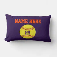 Personalized online softball pillows