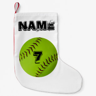 Personalized softball stocking