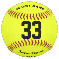 Personalized Softball Team