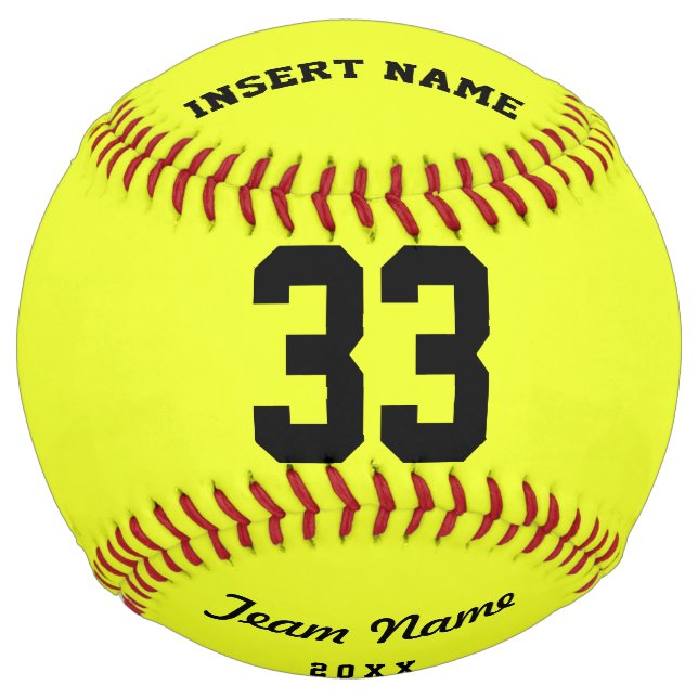 Personalized Softball Team (Front)
