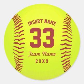 Personalized Softball Team