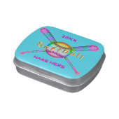 Personalized Softball Team Gift Ideas NAME & YEAR Jelly Belly Candy Tin (Side)