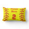 PERSONALIZED Softball Throw Pillow NAME and NUMBER