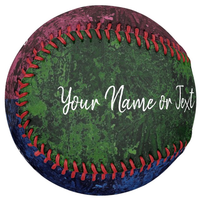 Personalized Softball with Different Colors HAMbWG (Front Left)
