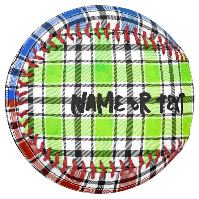 Personalized Softball with Different Colors HAMbWG (Back Right)