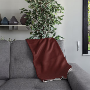 Personalized Solid Color Fleece Blanket