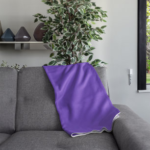 Personalized Solid Color Fleece Blanket