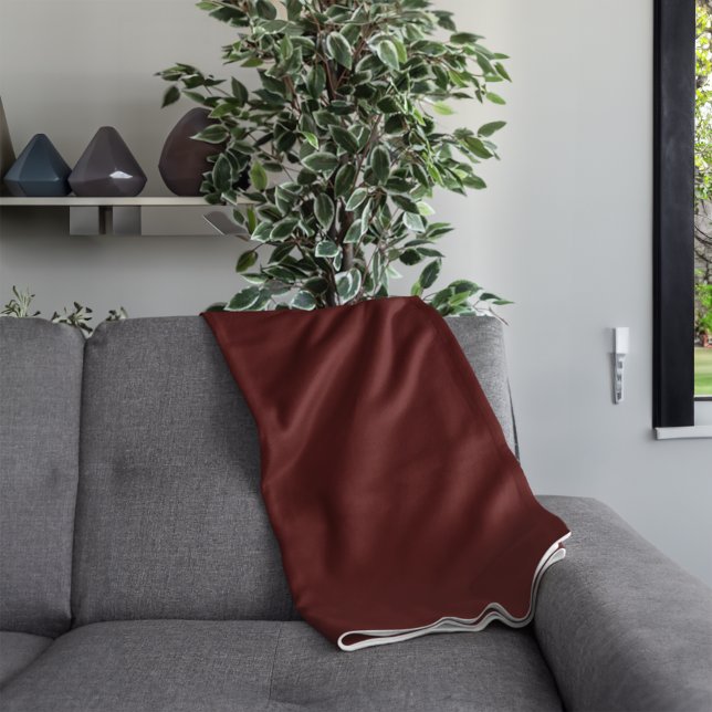 Personalized Solid Color Fleece Blanket (Creator Uploaded)