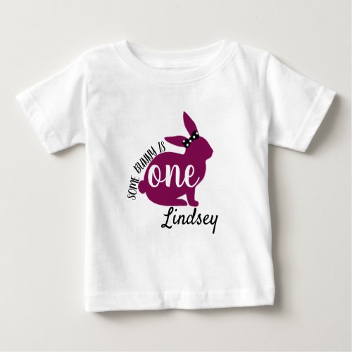 Personalized Some Bunny Is 1 Shirt