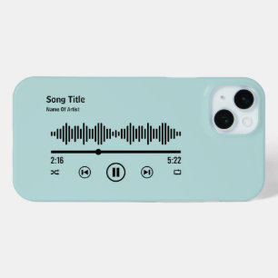 Personalized Song Album Music Lover iPhone 15 Plus Case