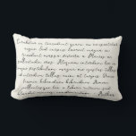 Personalized song lyric poem lumbar pillow<br><div class="desc">Customize this pillow with your favorite song lyrics or poem. A special song lyrics gift that will warm the heart for years to come.</div>