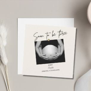 Personalized Soon to be Three Invitation