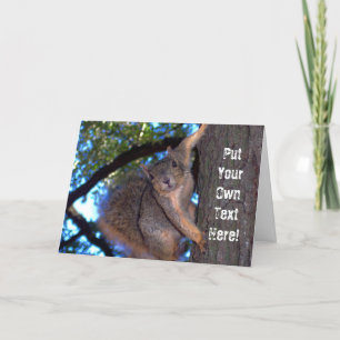 Personalized "Sounds Squirrely to Me" Card