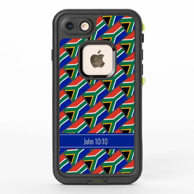 Personalized SOUTH AFRICA FLAG Phone Case (Back)