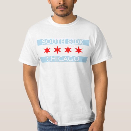 Personalized Southside Chicago Flag T_Shirt