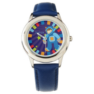 Personalized Space Age Happy Birthday Watch