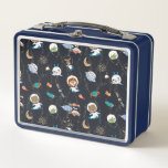 Personalized Space Animals Lunch Box
