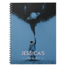 Personalized Space Astronaut Notebook