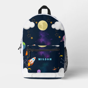 Personalized Space Backpack for Kids