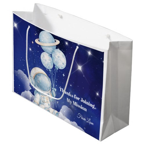 Personalized Space Birthday Favor Bag